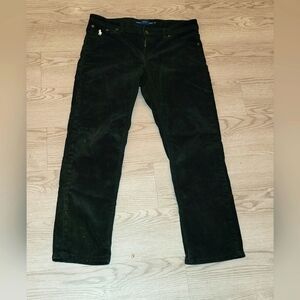 Ralph lauren sport black corduroy pants